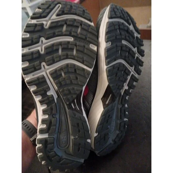 Brooks Adrenaline GTS 18 Gray Pink Lace Up Running Shoes Sneakers Size 10B - Picture 11 of 15